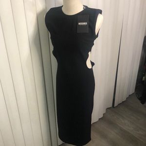 Missguided black dress size 8